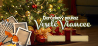 Geschenkgutschein mit weihnachtlichem Motiv für Künstlerbedarf | ARTMIE