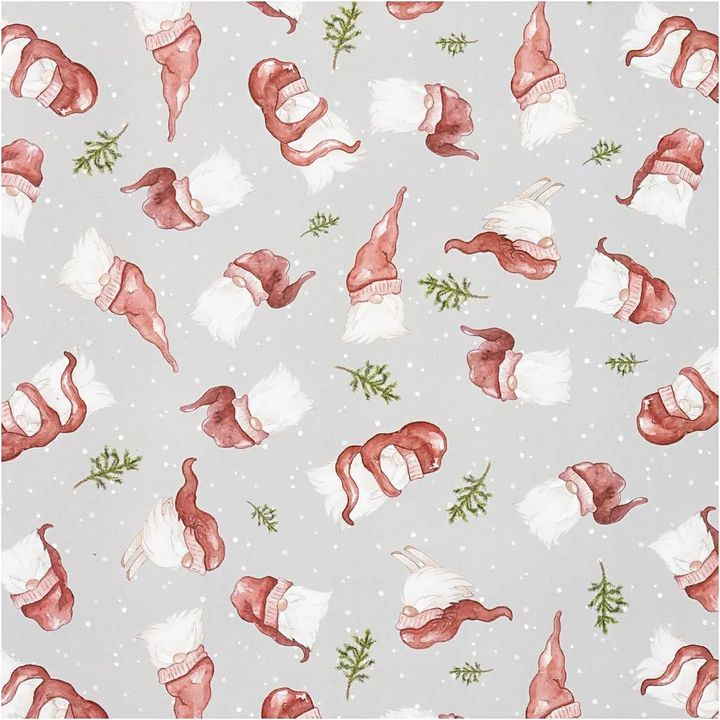 Geschenkpapier mit Weihnachtsmann-Motiv zum Einpacken von Geschenken | ARTMIE