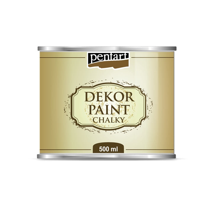 Pentart Chalky Dekorationsfarbe 500 ml – weiß