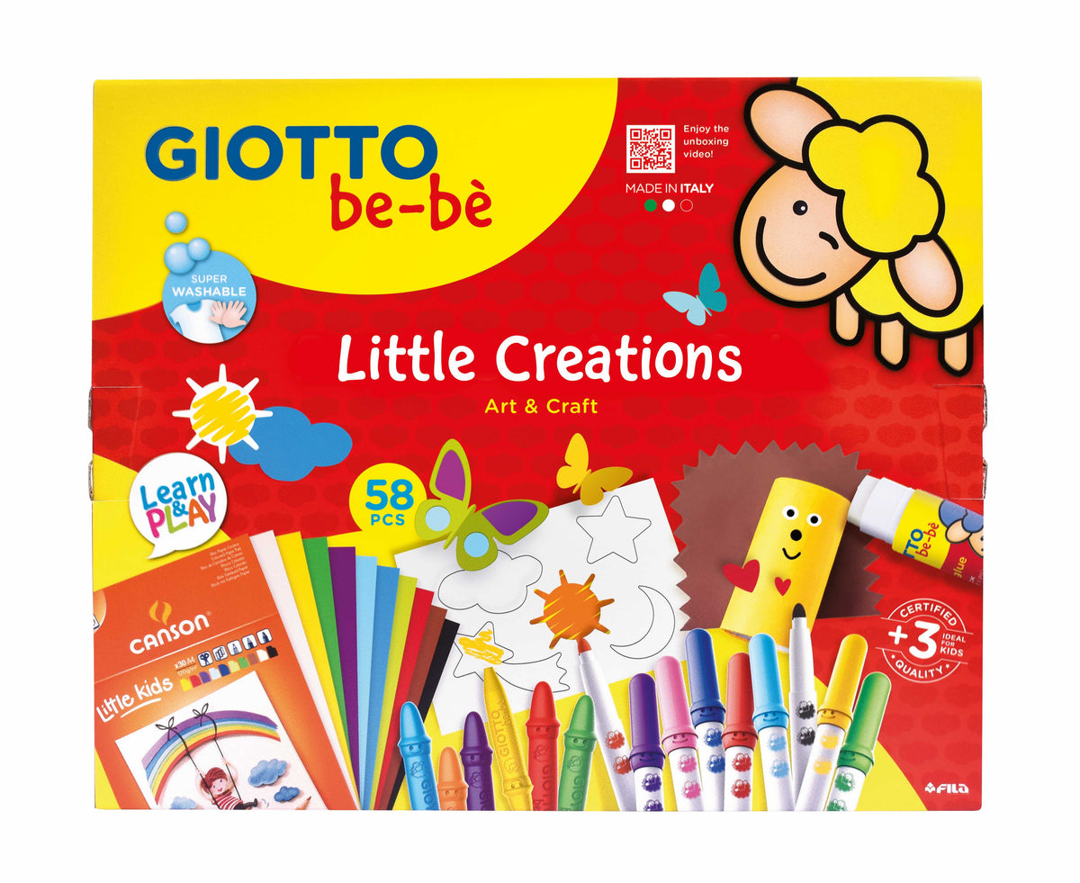GIOTTO be-bè Little Creations Kreativset 58-tlg.