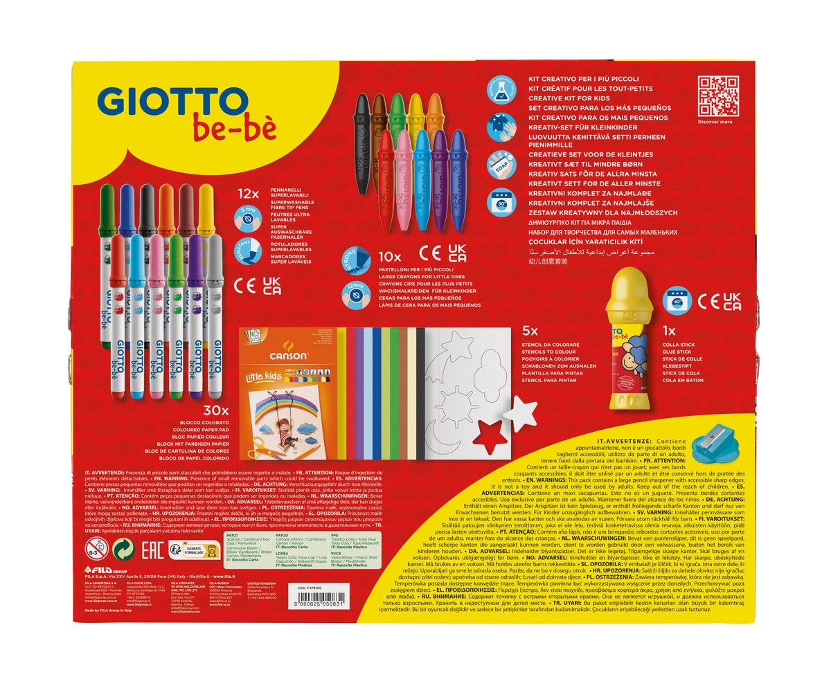 GIOTTO be-bè Little Creations Kreativset 58-tlg.