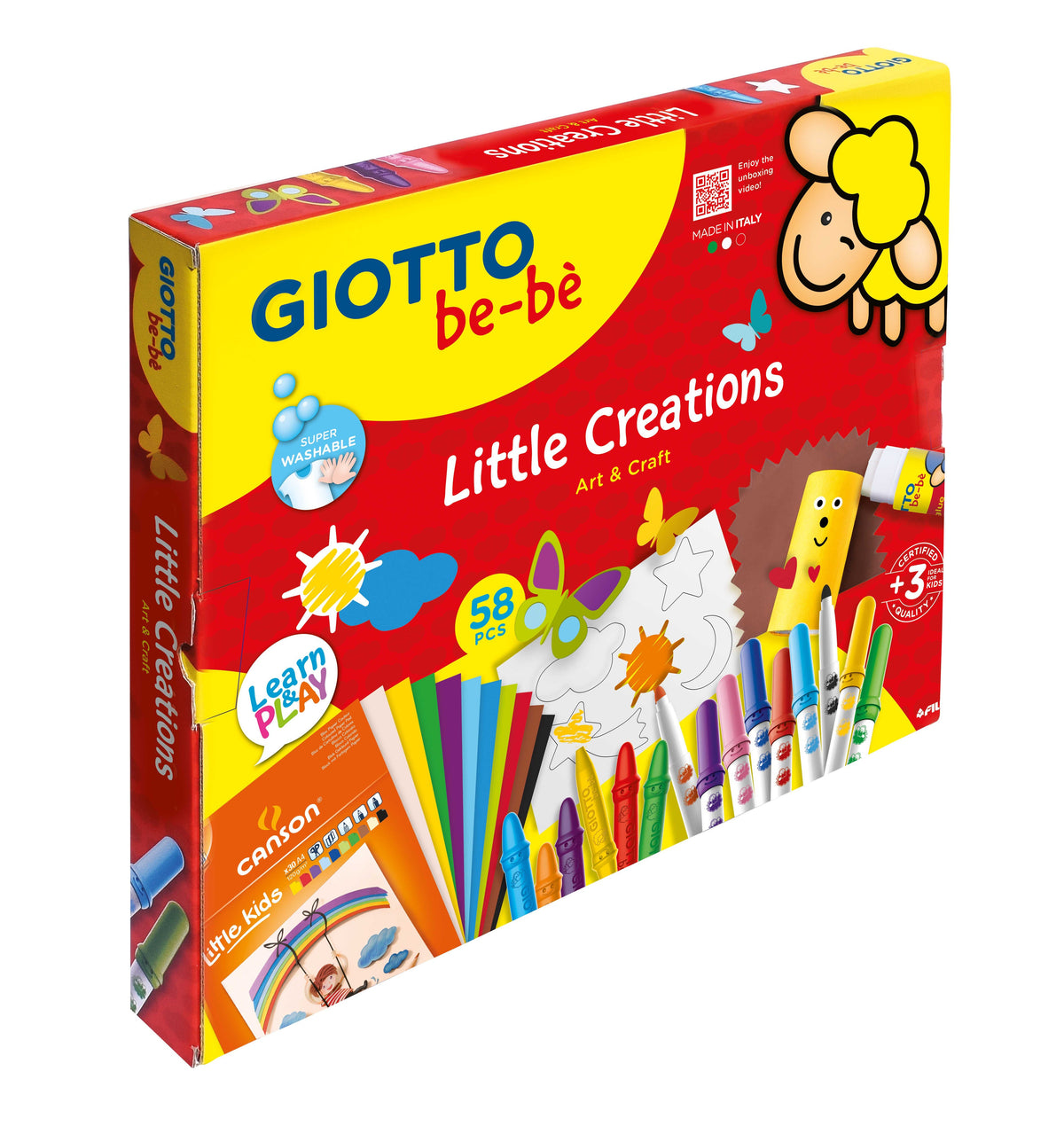 GIOTTO be-bè Little Creations Kreativset 58-tlg.