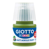 Giotto Decor Acrylfarbe matt 25 ml – Olivgrün