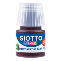 Giotto Decor Acrylfarbe matt 25 ml – Sepia