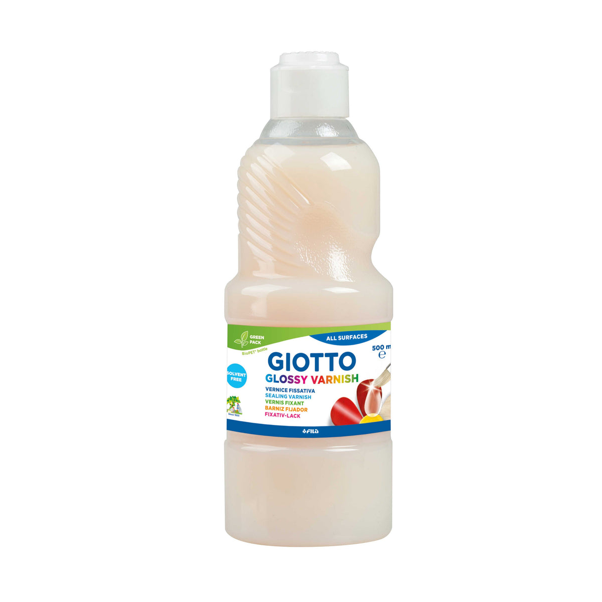 GIOTTO Glossy glänzender Schutzlack transparent 500 ml