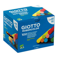 GIOTTO Robercolor staubfreie Kreide 100 Stück – Farbig