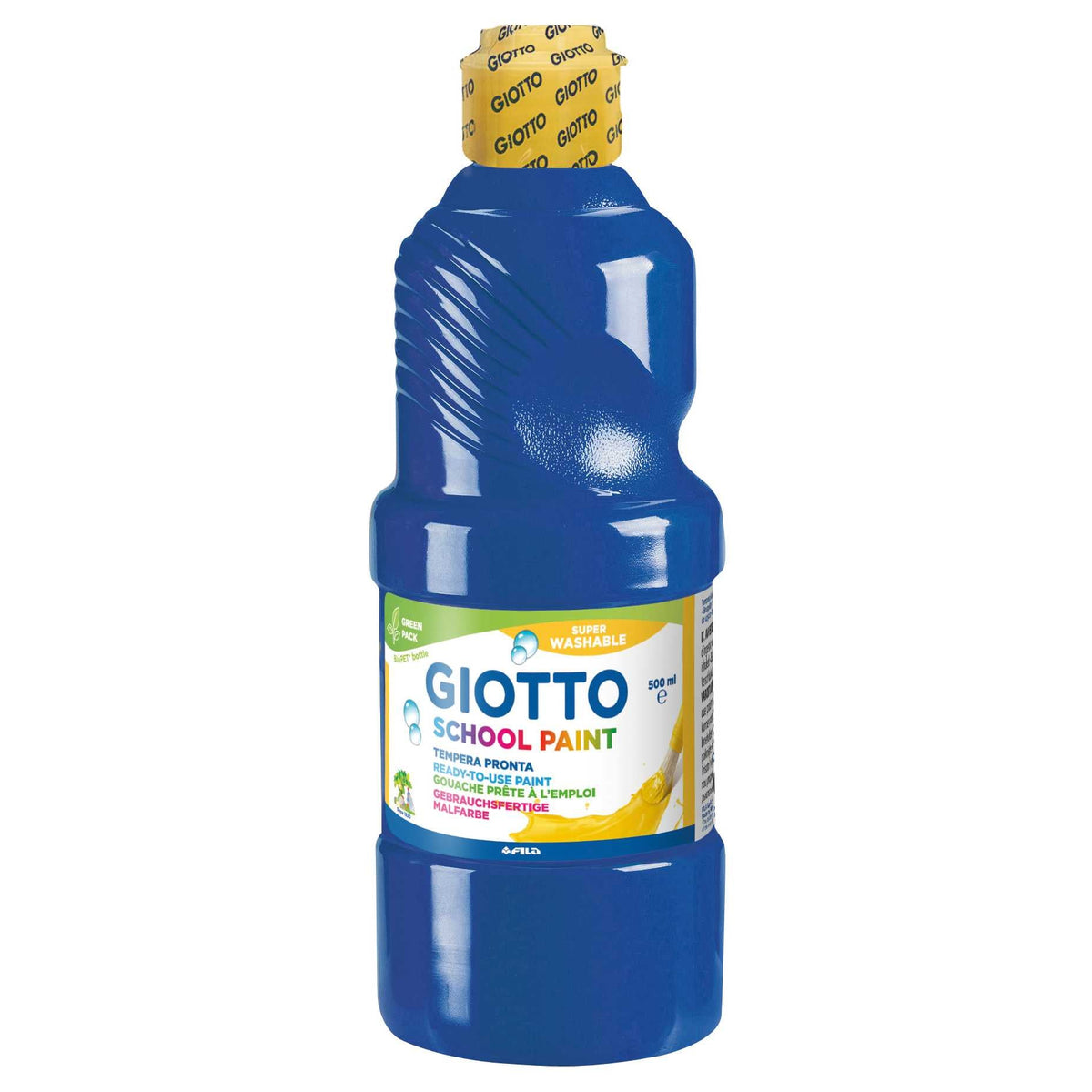 GIOTTO School Paint auswaschbare Temperafarbe 500 ml – Blau