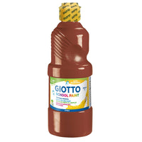 GIOTTO School Paint auswaschbare Temperafarbe 500 ml – Braun