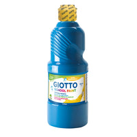 GIOTTO School Paint auswaschbare Temperafarbe 500 ml – Cyan