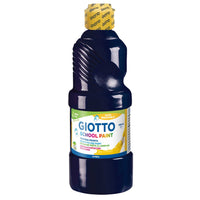 GIOTTO School Paint auswaschbare Temperafarbe 500 ml – Schwarz