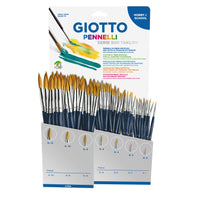 GIOTTO Taklon Schulpinsel Serie 500 Mix Display 84 Stk.