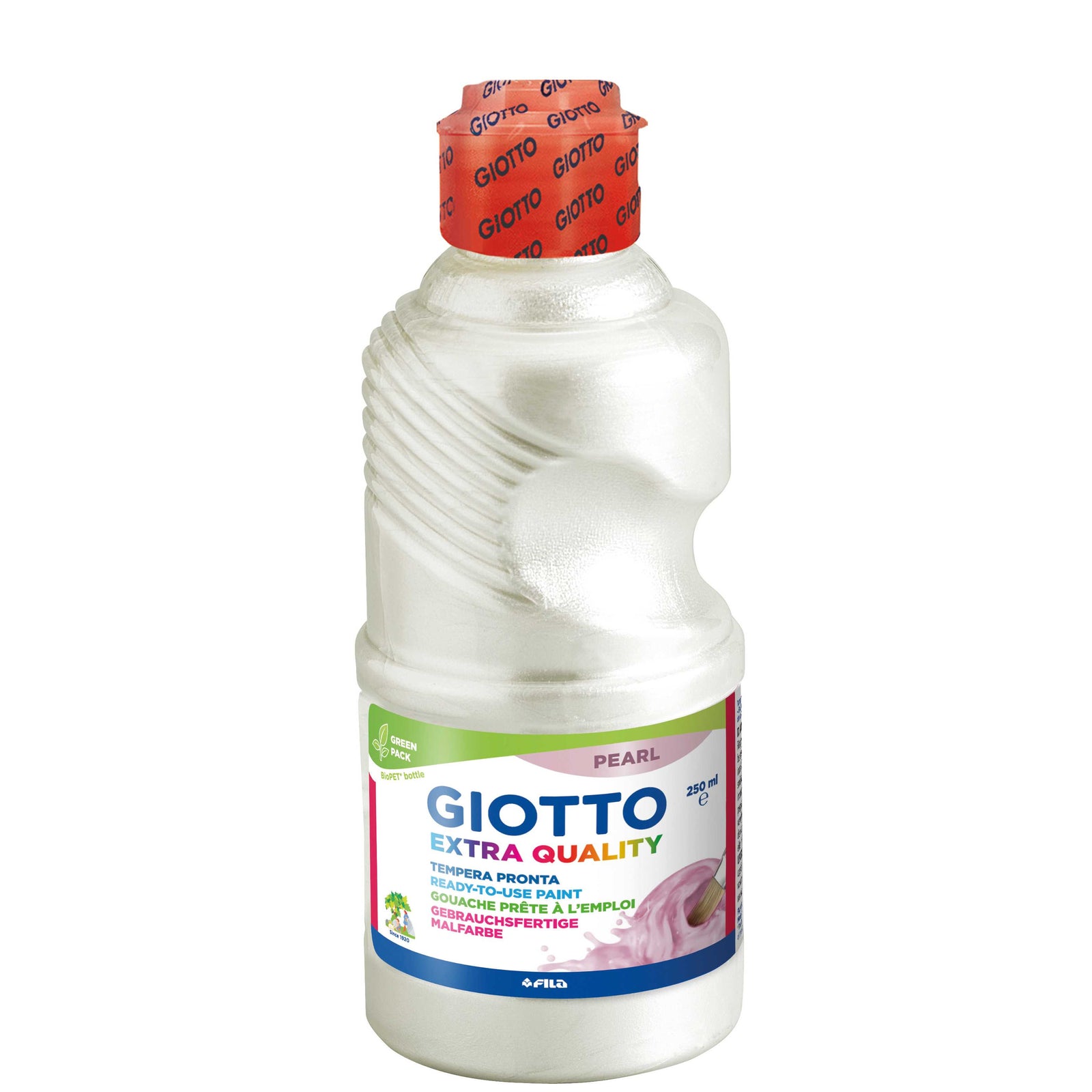 Giotto Perlglanz-Temperafarbe 250 ml – Weiß