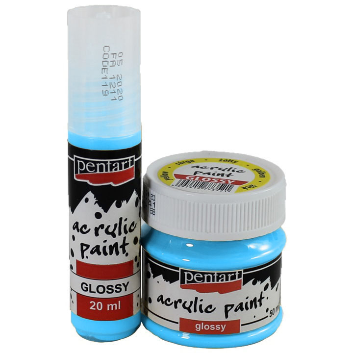 Glänzende Acrylfarbe 20 ml | verschiedene Farben — Bild 12