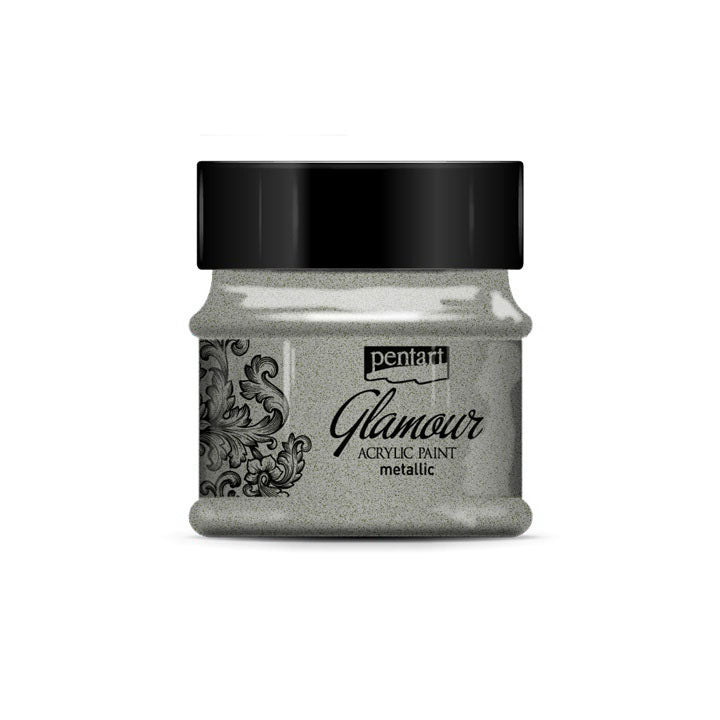 Glamour Metallic Acrylfarbe 50ml | verschiedene Farben — Bild 4