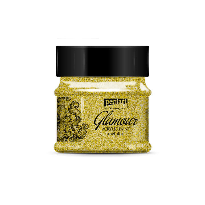 Glamour Metallic Acrylfarbe 50ml | verschiedene Farben — Bild 5