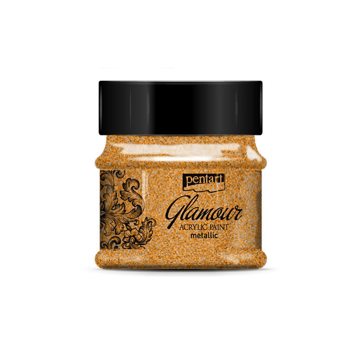 Glamour Metallic Acrylfarbe 50ml | verschiedene Farben — Bild 7