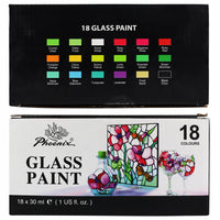 Glasfarben-Set Phoenix - 18 x 30 ml