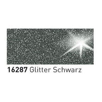 Glitzerfarbe für Porzellan und Glas 20 ml | verschiedene Farbtöne | schwarz