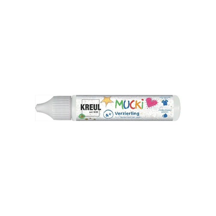 MUCKI Glitzer-Effektstift 29 ml | verschiedene Farbtöne | weiß