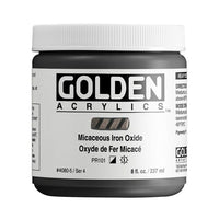 GOLDEN Heavy Body Acrylfarbe Micaceous Iron Oxide in der 118 ml Tube | ARTMIE