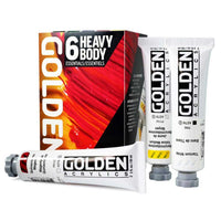 GOLDEN Heavy Body Acrylfarben-Set Essentials 6 x 59 ml