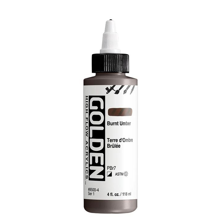 GOLDEN High Flow Acrylfarbe in der 118 ml Flasche | ARTMIE