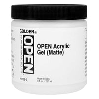 GOLDEN Open Acrylic Gel Matte langsam trocknendes Acrylgel matt 237 ml