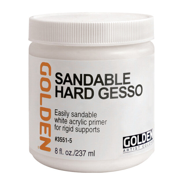 GOLDEN Sandable Hard Gesso weiße schleifbare Acryl-Grundierung