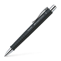 Faber-Castell Poly Ball XB Kugelschreiber mit blauer Tinte | verschiedene Designs | schwarz