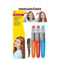 Haarkreide-Set mit 3 Farben und Kamm für kreative Frisuren | ARTMIE