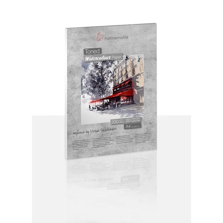 Hahnemühle Toned Watercolor Block in Grau für Aquarellmalerei | ARTMIE