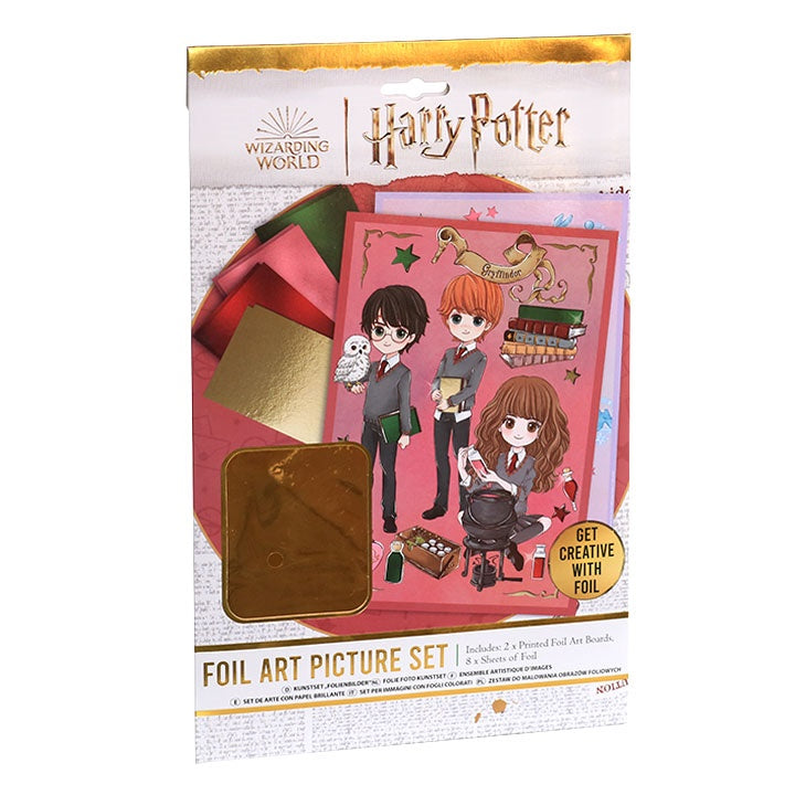 Harry Potter Kreativ-Set mit Goldfolie für Kinder | ARTMIE