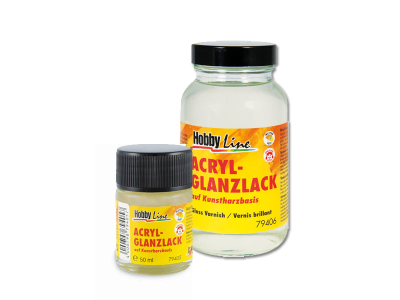 Hobby Line Glanzlack auf Kunstharzbasis 50 / 250 ml | verschiedene Größen — Bild 1