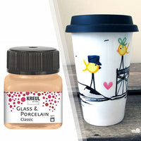 HOBBY Line Porcelain Brillant 160° C Porzellanfarbe in verschiedenen Farben | ARTMIE