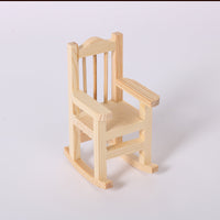 Holz-Schaukelstuhl Pentart 6x6x10 cm