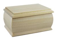 Holz-Schmuckkästchen Pentart, 10 x 6,5 x 5 cm