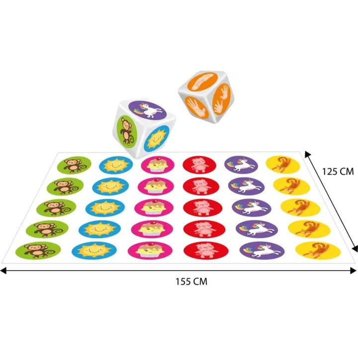 Throw &amp; Move Twister-Style Activity Game von GRAFIX