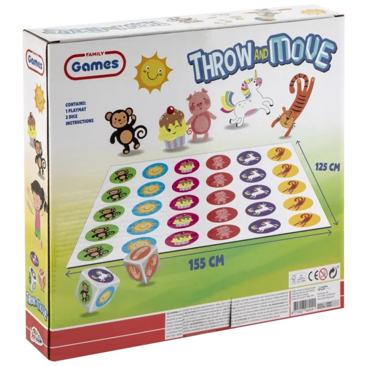 Throw &amp; Move Twister-Style Activity Game von GRAFIX