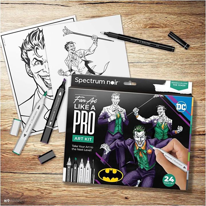 Illustrations-Kunst-Kit HEROES AND VILLAINS : THE JOKER — Bild 8