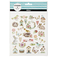 Frühlings-Sticker 15 x 16,5 cm | verschiedene Varianten | spring and easter