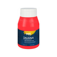 Javana Stoffmalfarbe für helle und dunkle Textilien 500 ml | verschiedene Farbtöne | 63 rot