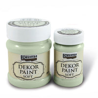 PENTART Dekofarbe Soft 100 ml | verschiedene Farben | 21478 - flechtengrün