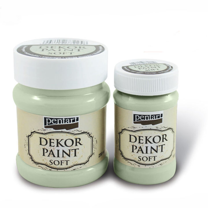 PENTART Dekofarbe Soft 100 ml – 21478 - flechtengrün