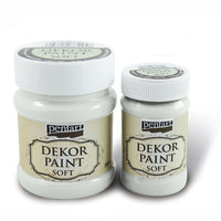PENTART Dekofarbe Soft 100 ml | verschiedene Farben | 21627 - cremeweiß