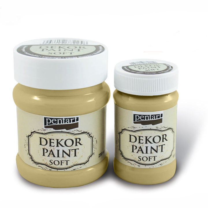 PENTART Dekofarbe Soft 100 ml | verschiedene Farben | 21629 - Egg-Shell Weiß