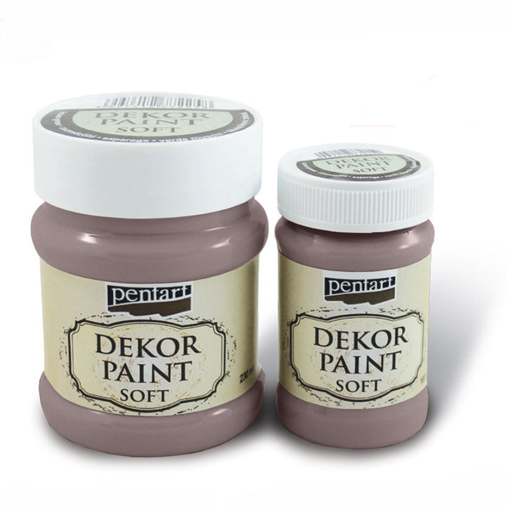PENTART Dekofarbe Soft 100 ml | verschiedene Farben | 21632 - Milchschokolade