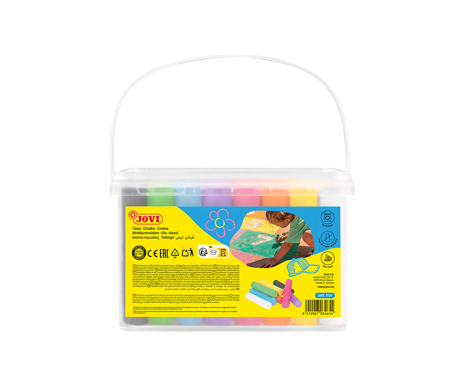Straßenmalkreide JOVI Jumbo 48 Stk. bunt