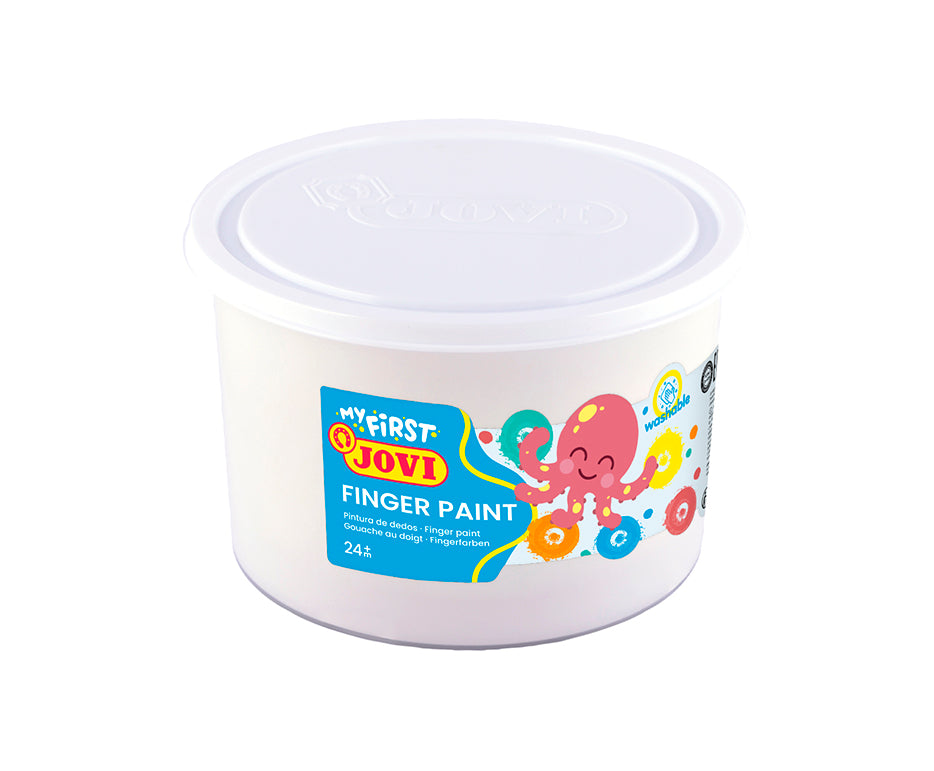 JOVI Fingerfarbe im Tiegel 500 ml – Weiß