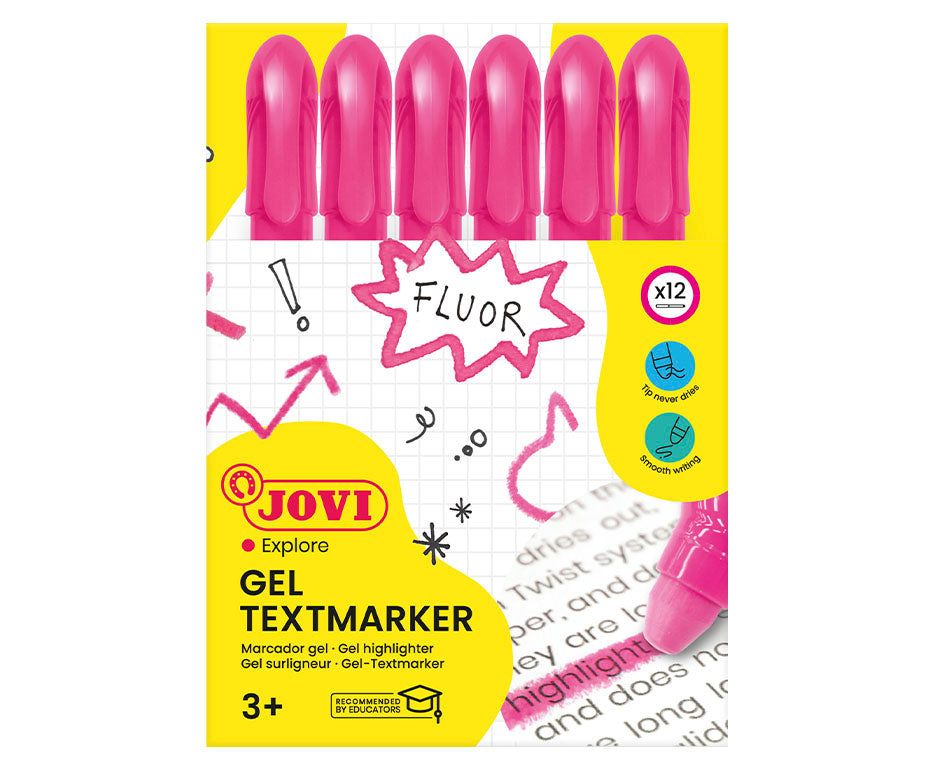 JOVI Gel-Textmarker Pink
