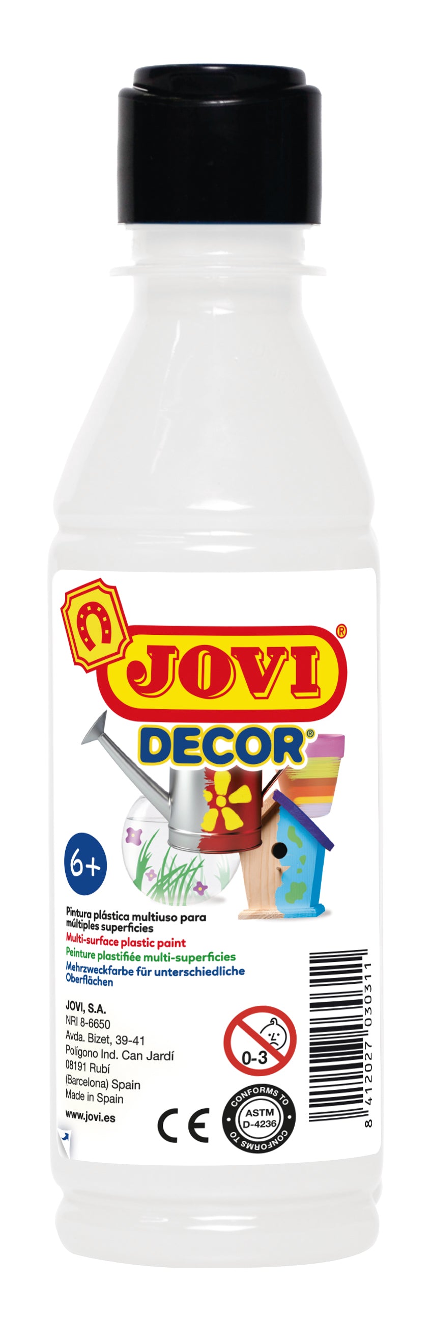 JOVI Jovidecor Acrylfarbe 250 ml – Weiß